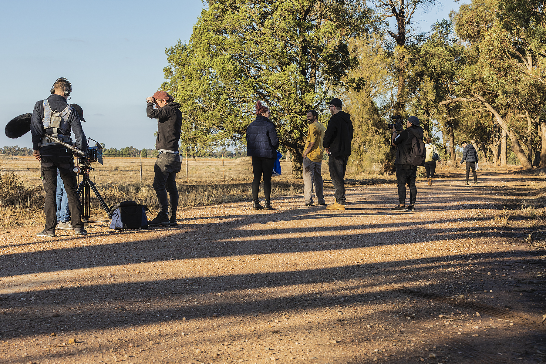 Scene 1 Behind the Scenes.  Cred: Melville Quilliam (Fotografi Group)